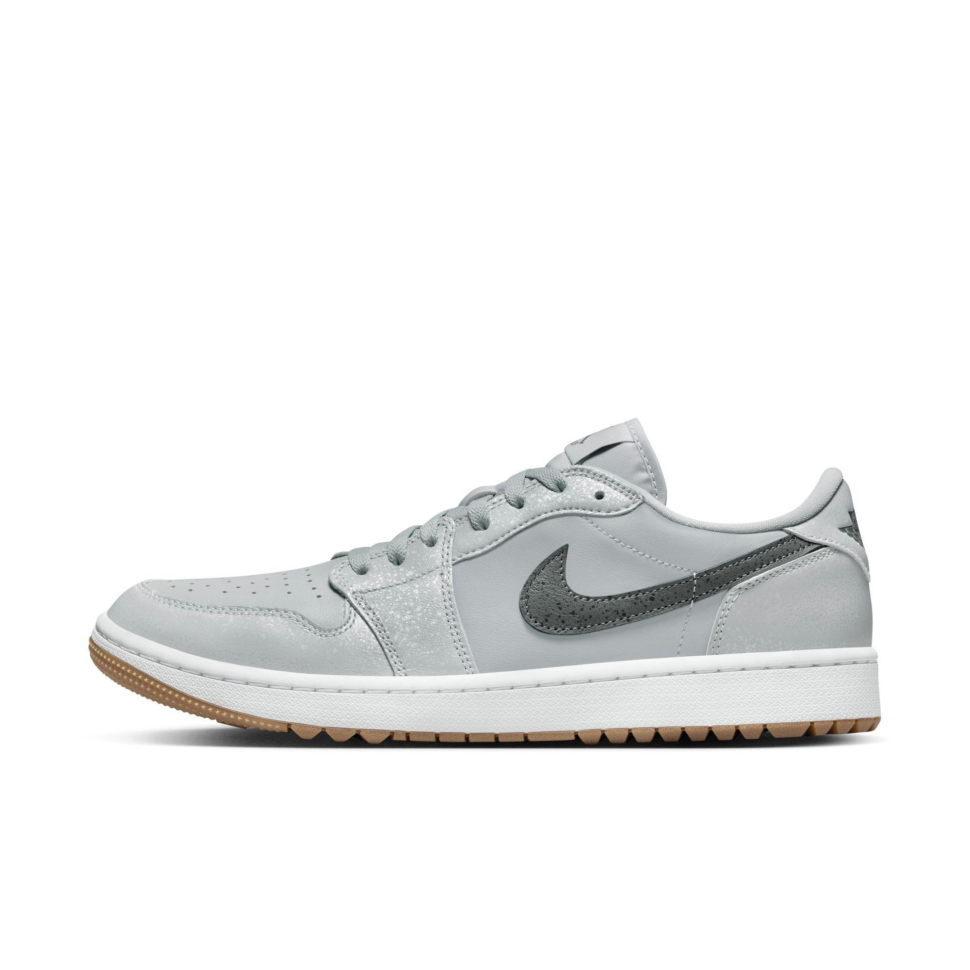 Air Jordan 1 Low G Spikeless Golf Shoe - Grey/White | NIKE | Golf